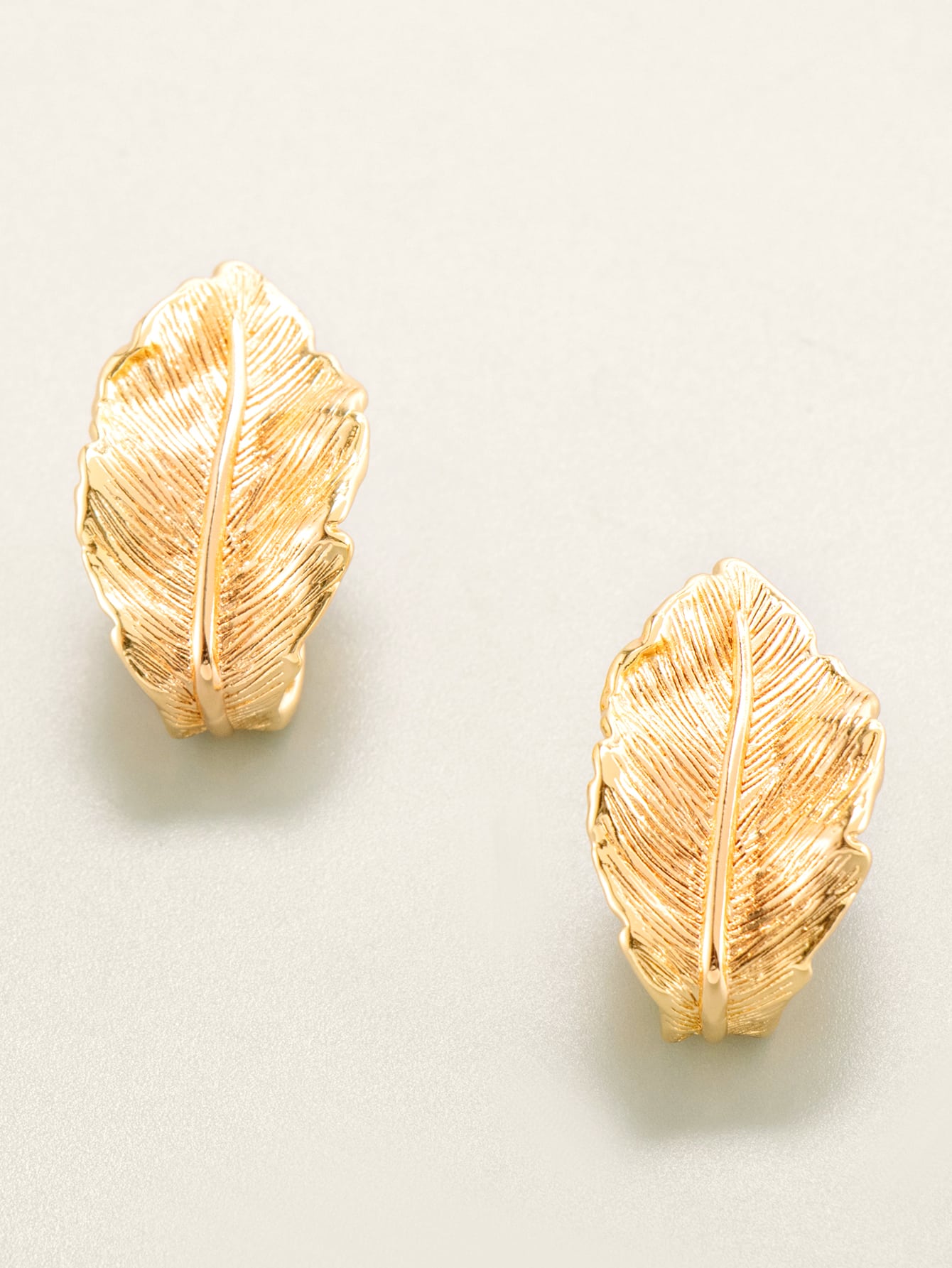 Orecchini a bottone Gold Leaf Temperamental