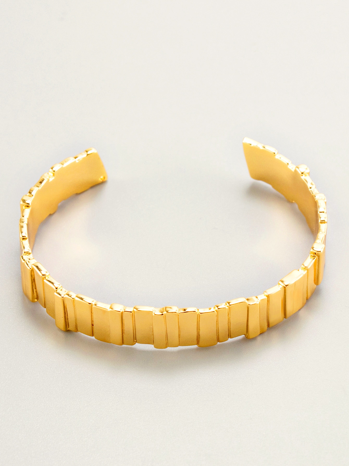 Textured Design Cuff Bangle