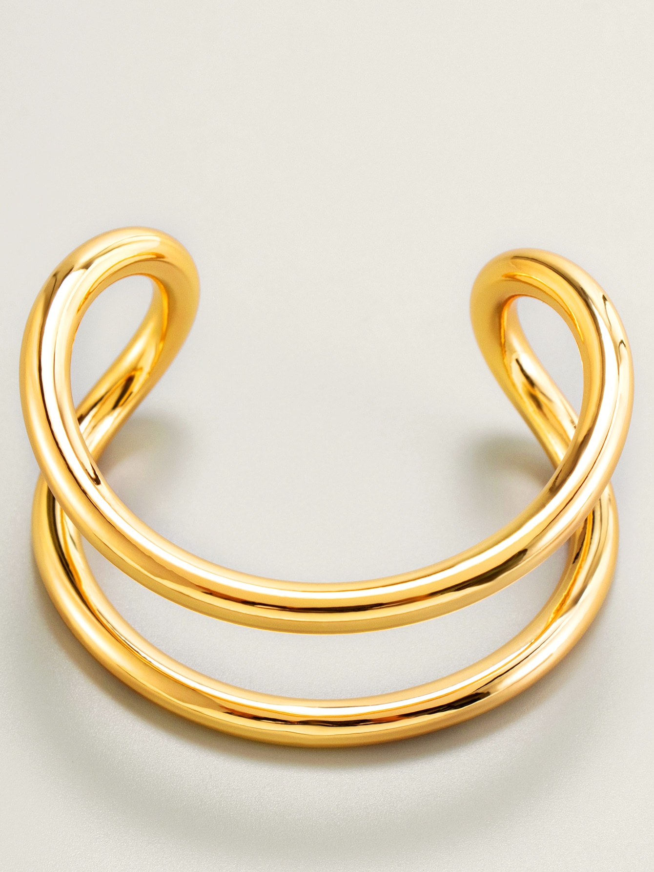 Vintage Gold Tone Cuff Bangle